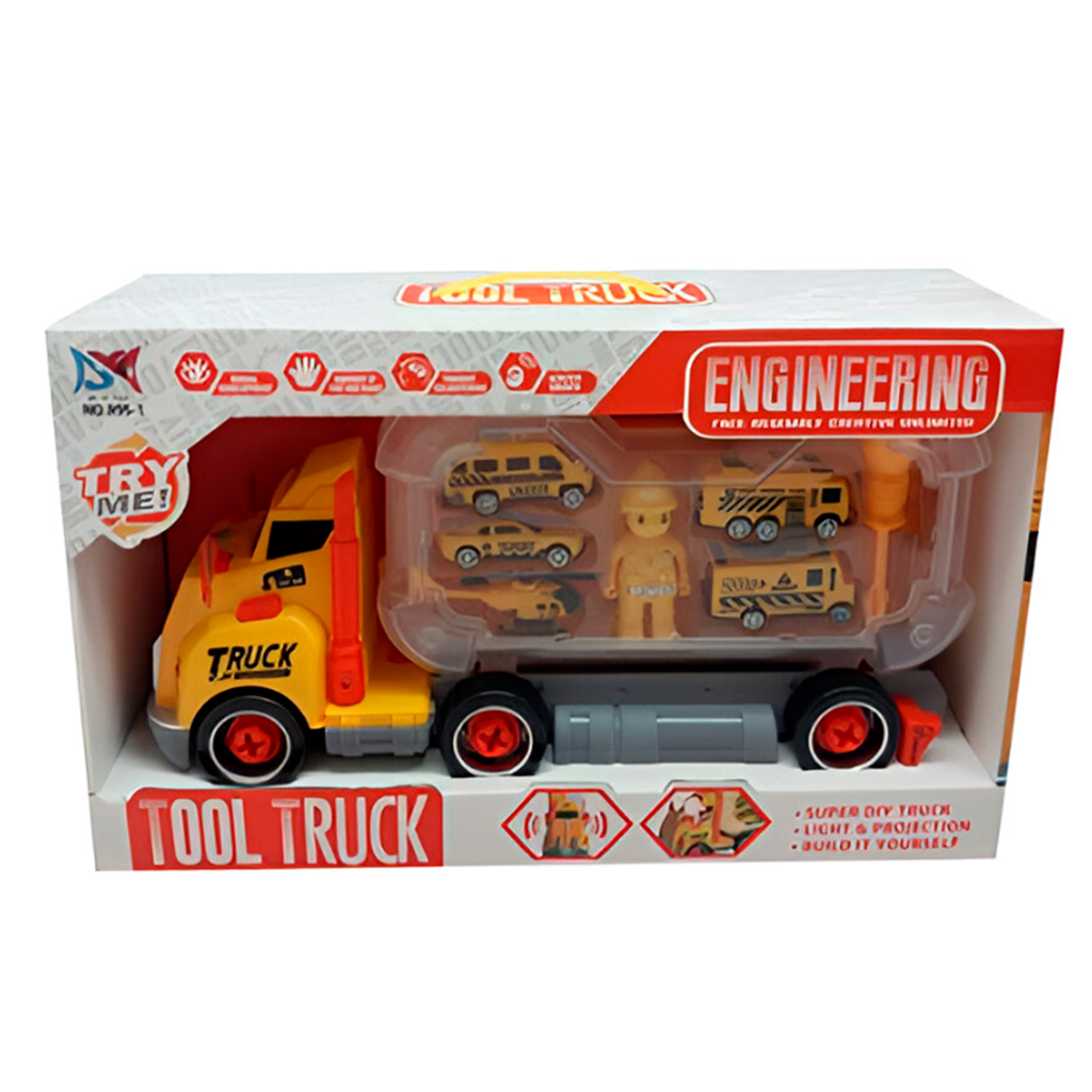 Set Carro de Construcción con Accesorios